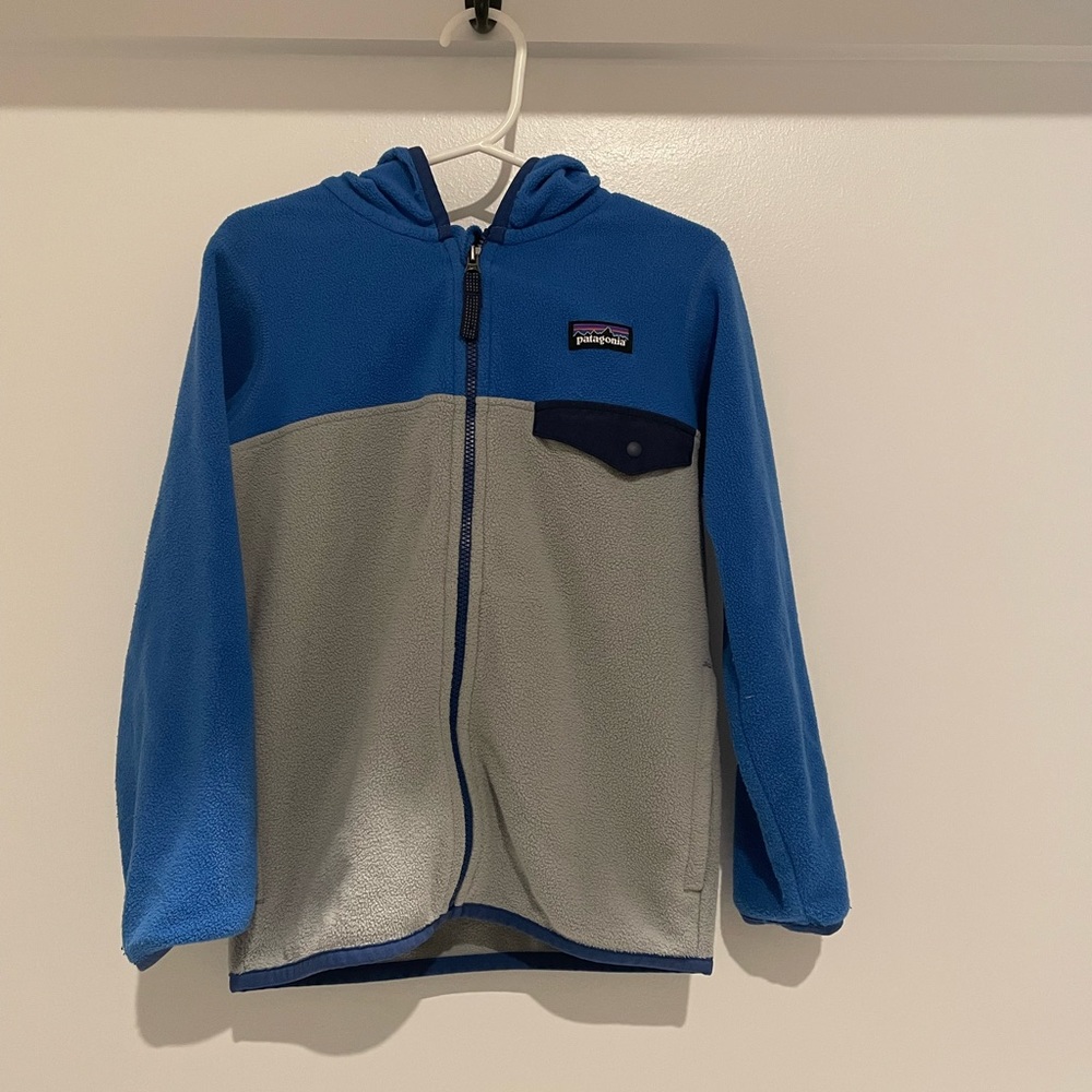 Patagonia fleece shell full zip jacket EUC